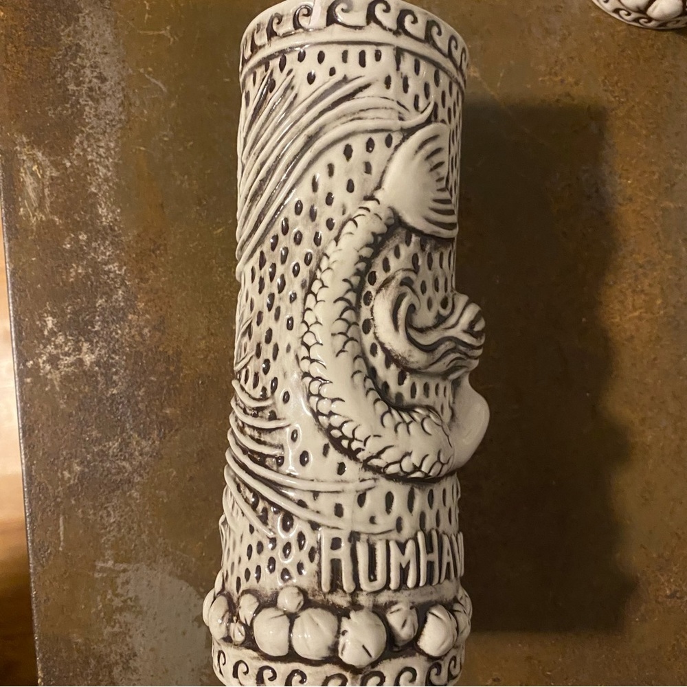 #2 Ceramic mermaid siren tikirob tiki rumhaven mug barrel drinking glass *as is - Picture 3 of 14